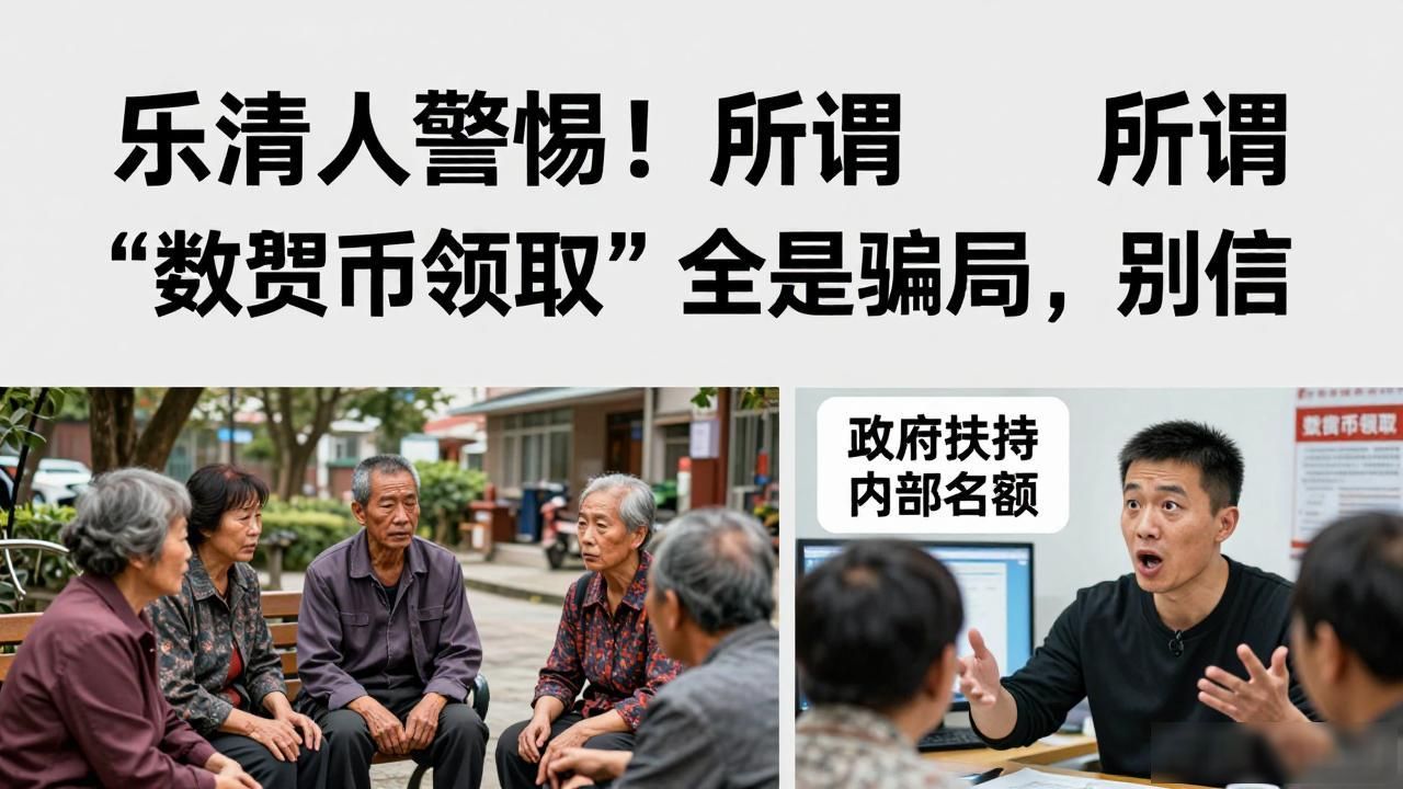乐清人警惕！所谓“数字货币领取”全是骗局，别信