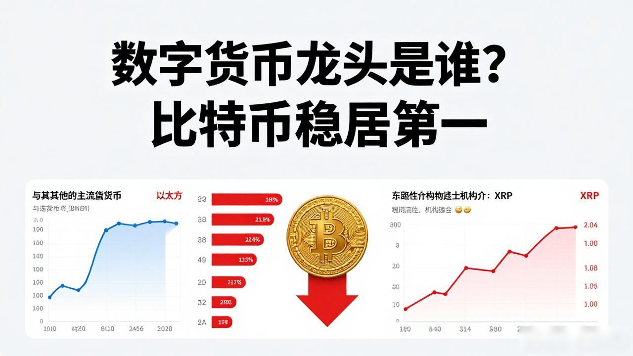 数字货币龙头是谁？比特币稳居第一