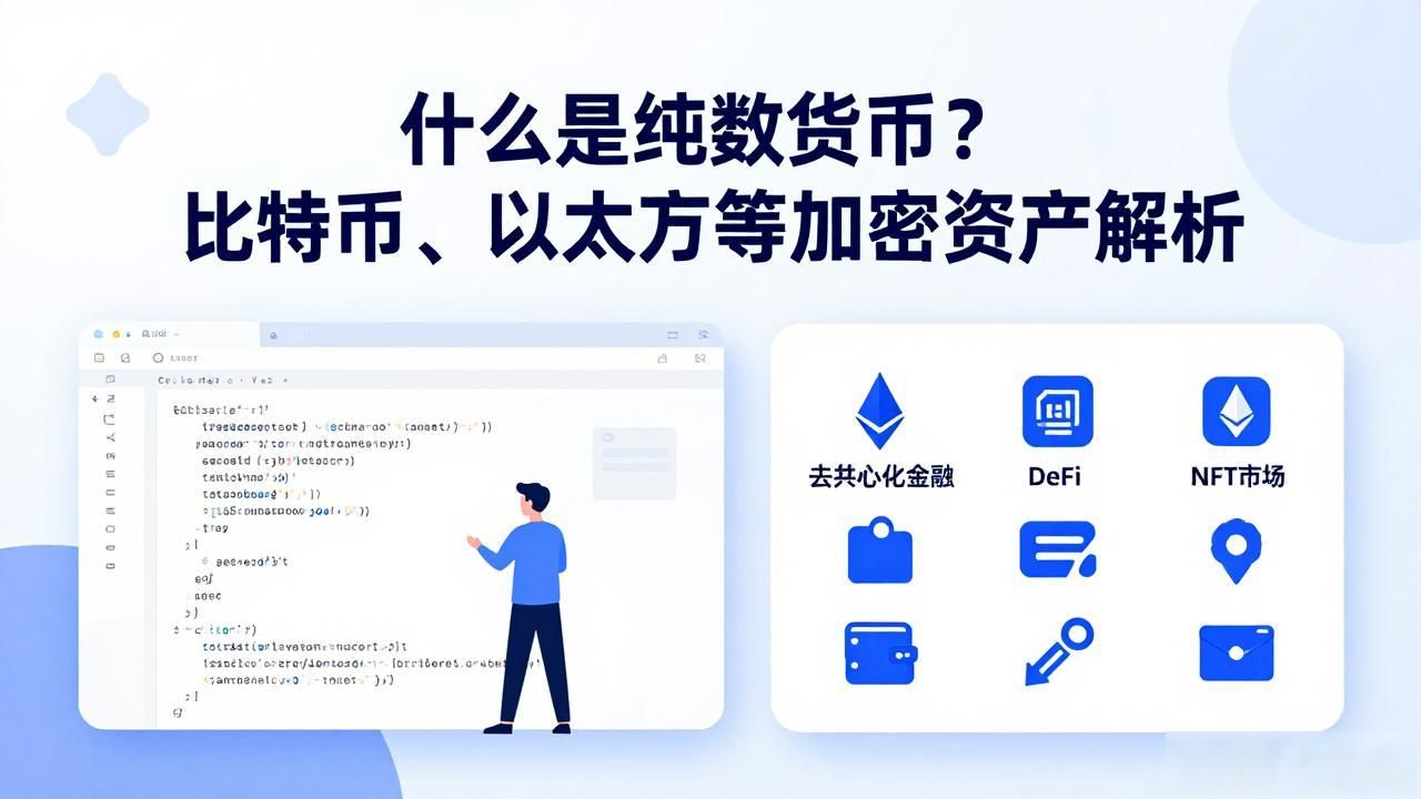 什么是纯数字货币？比特币、以太坊等加密资产解析