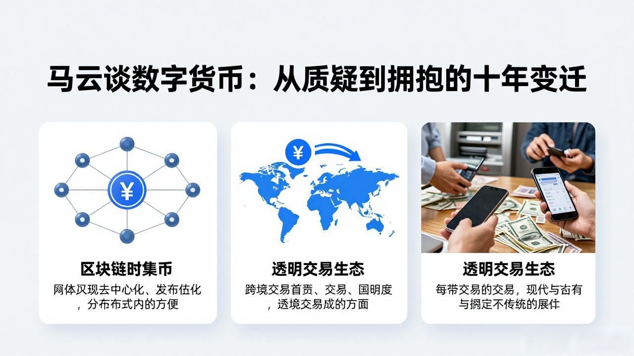 马云谈数字货币：从质疑到拥抱的十年变迁