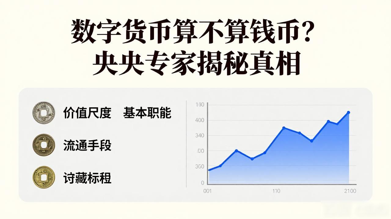 数字货币算不算钱币？央行专家揭秘真相