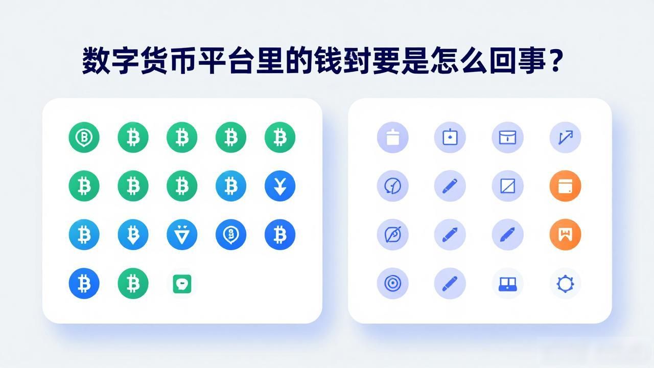 数字货币平台里的钱到底是怎么回事？