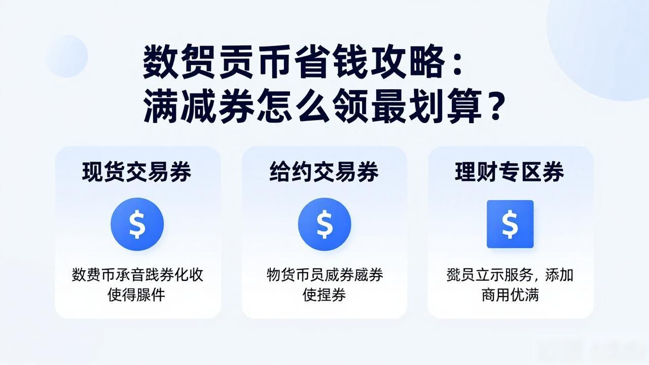 数字货币省钱攻略：满减券怎么领最划算？