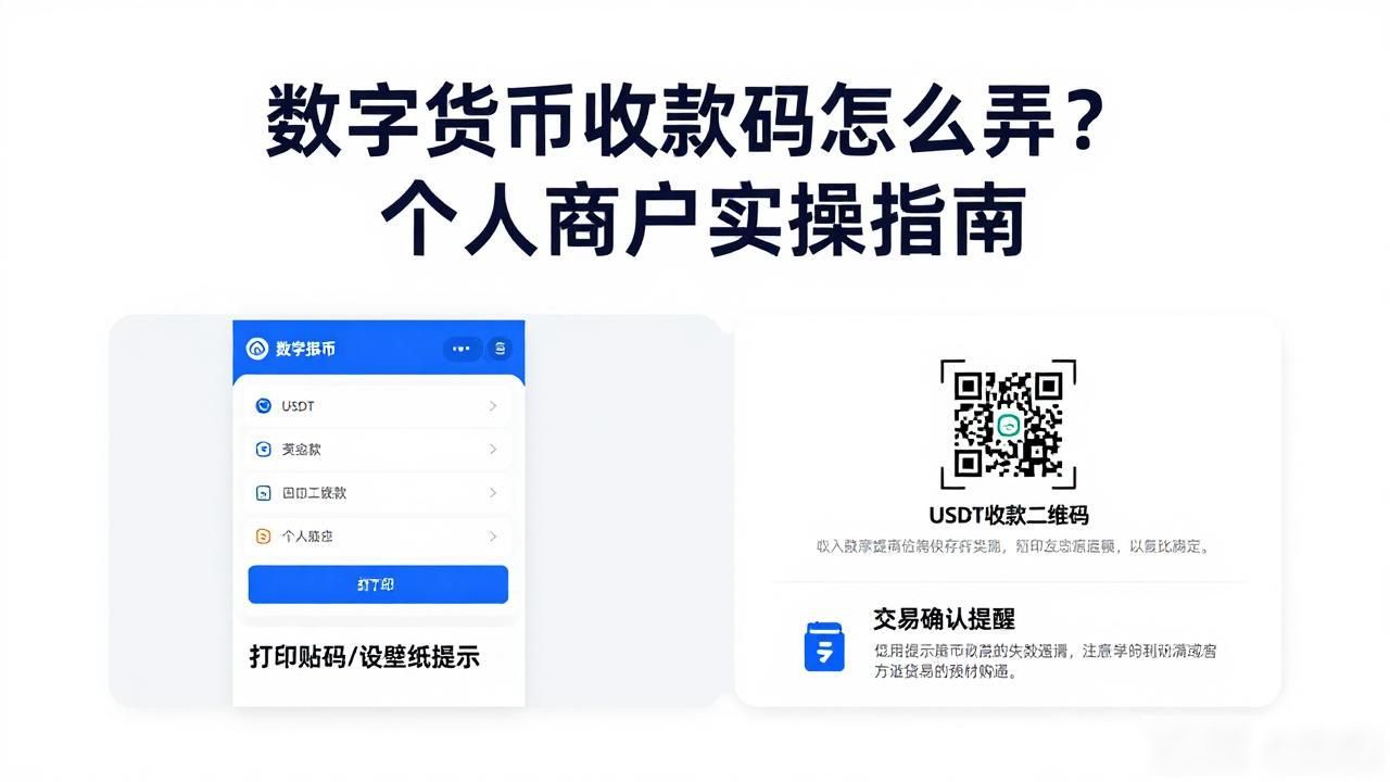 数字货币收款码怎么弄？个人商户实操指南
