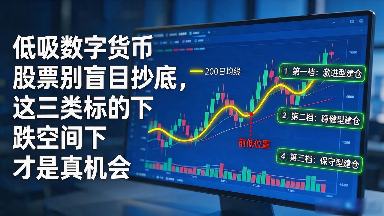 低吸数字货币股票别盲目抄底，这三类标的下跌空间才是真机会