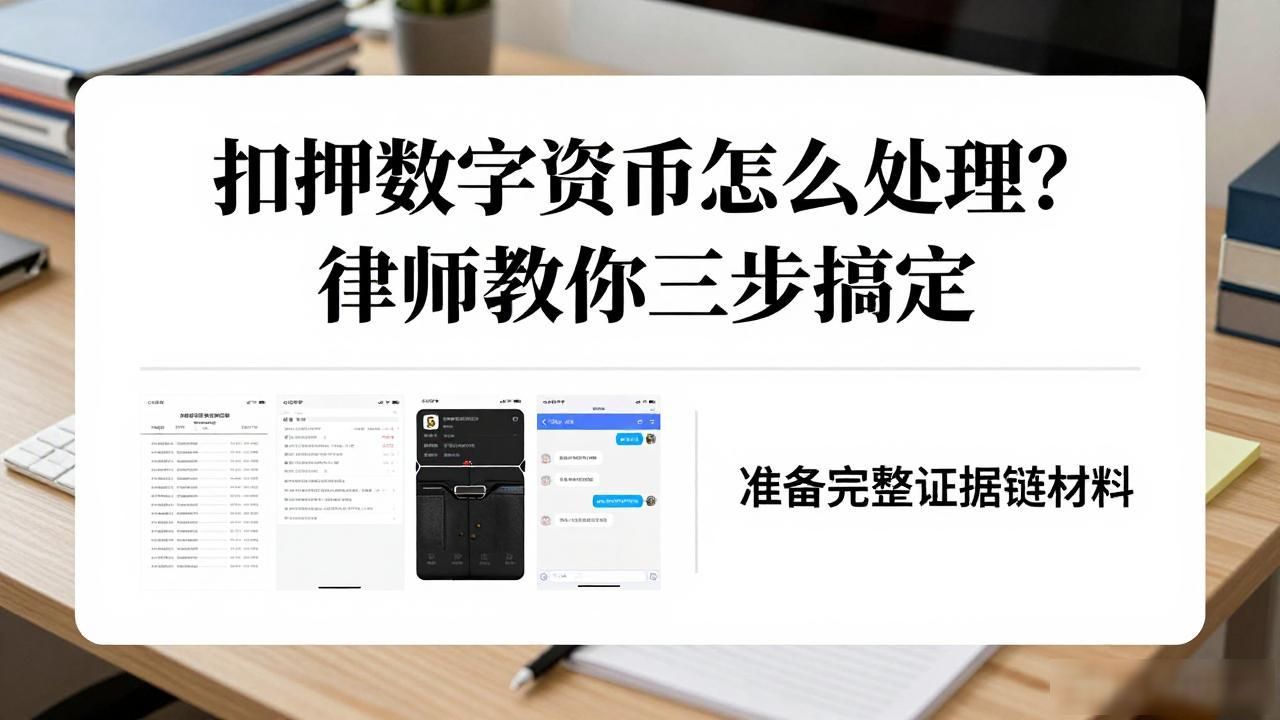 扣押数字货币怎么处理？律师教你三步搞定