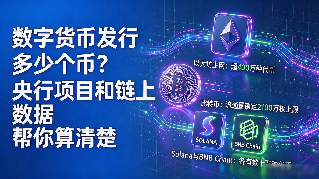 数字货币发行多少个币？央行项目和链上数据帮你算清楚