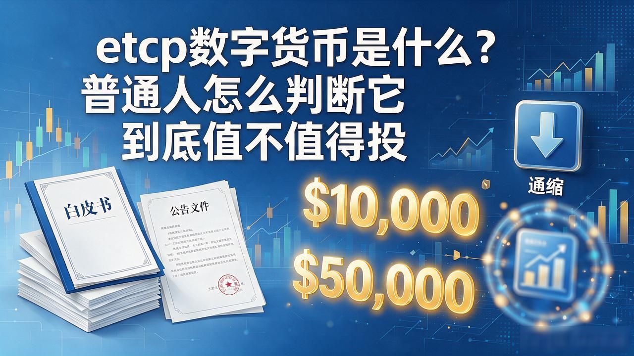 etcp数字货币是什么？普通人怎么判断它到底值不值得投