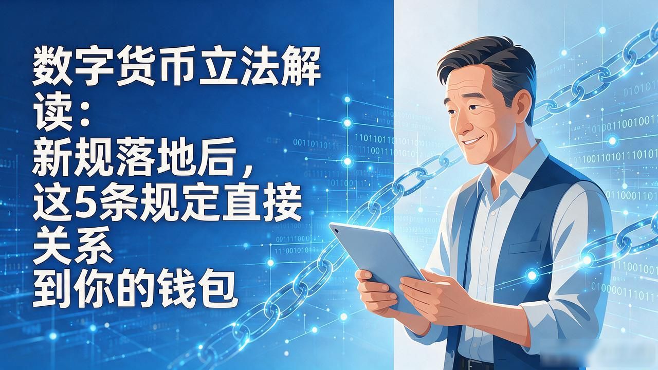 数字货币立法解读：新规落地后，这5条规定直接关系到你的钱包