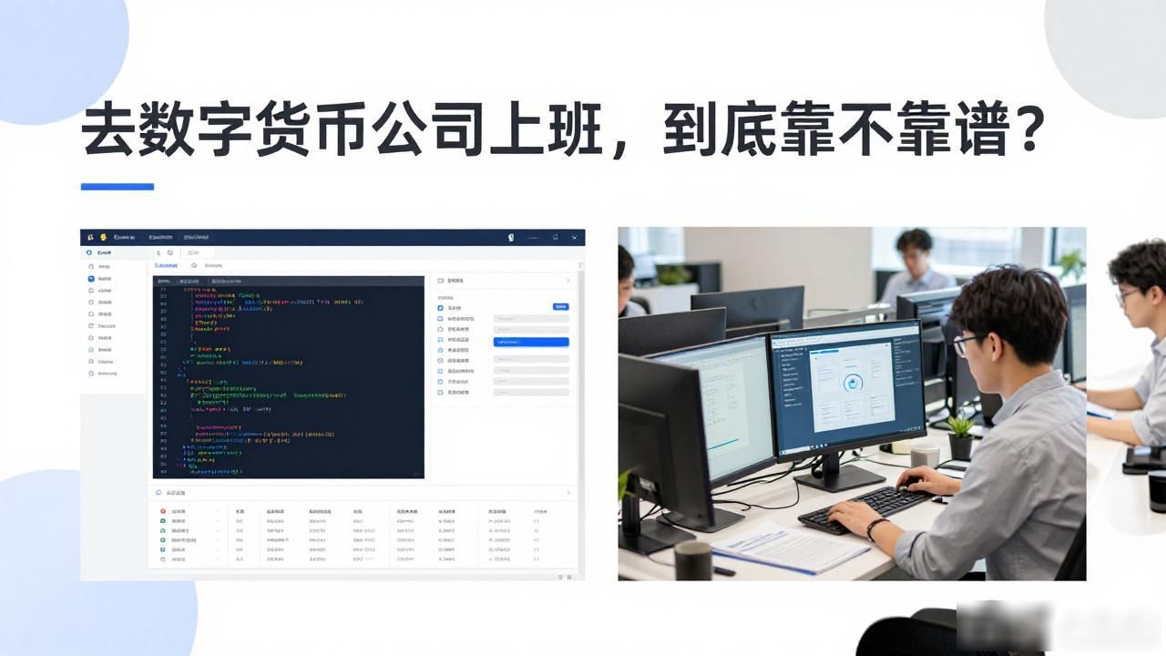 去数字货币公司上班，到底靠不靠谱？