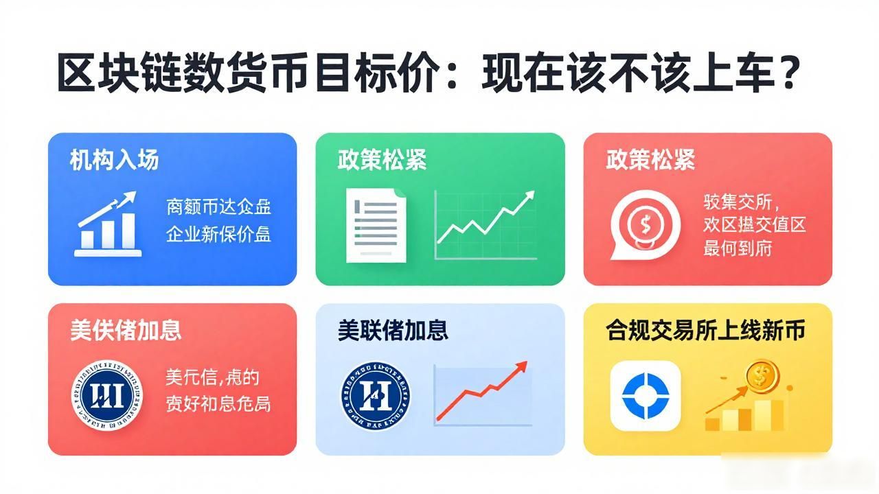 区块链数字货币目标价：现在该不该上车？