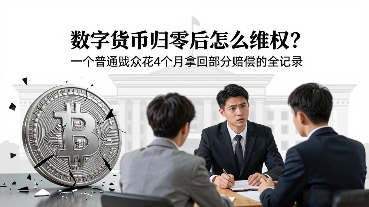 数字货币归零后怎么维权？一个普通散户花4个月拿回部分赔偿的全记录