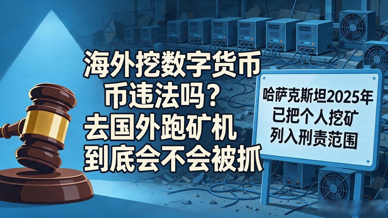 海外挖数字货币违法吗？去国外跑矿机到底会不会被抓