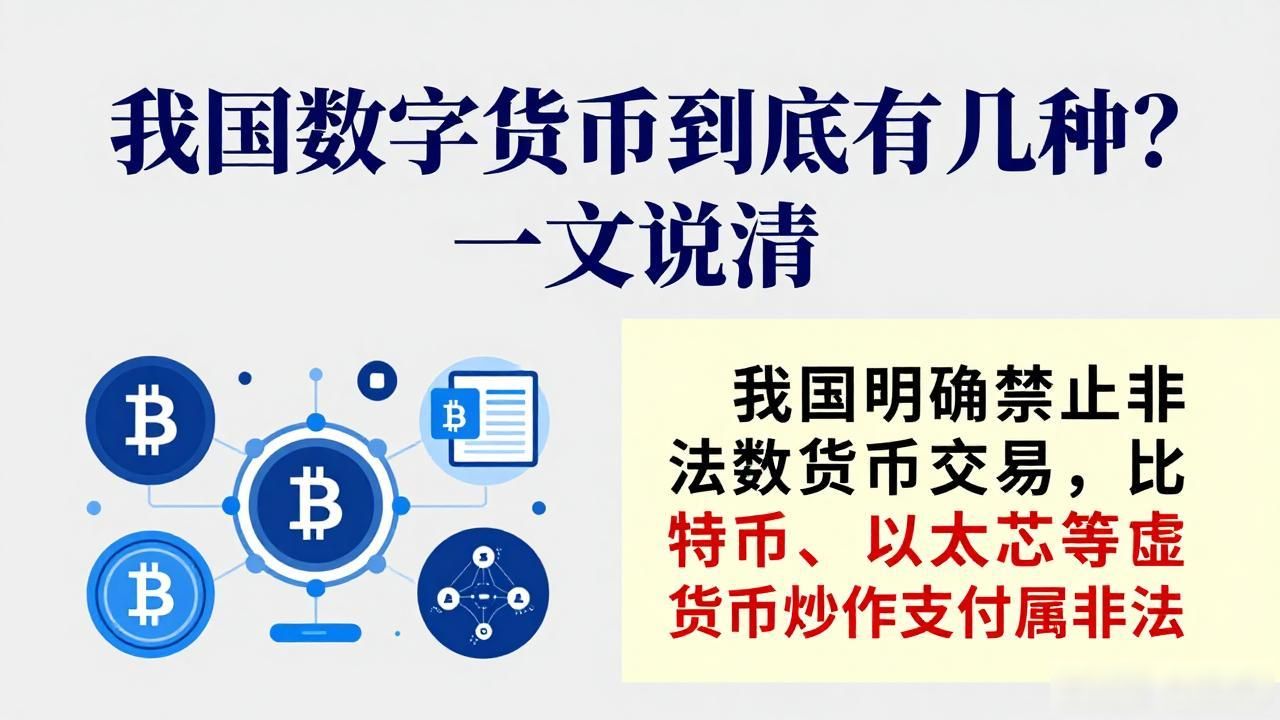 我国数字货币到底有几种？一文说清