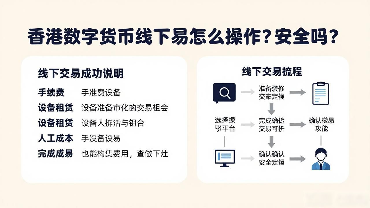 香港数字货币线下交易怎么操作？安全吗？
