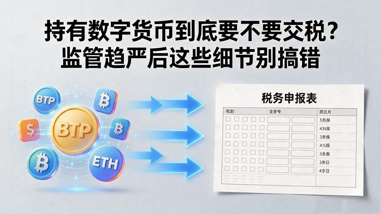 持有数字货币到底要不要交税？监管趋严后这些细节别搞错