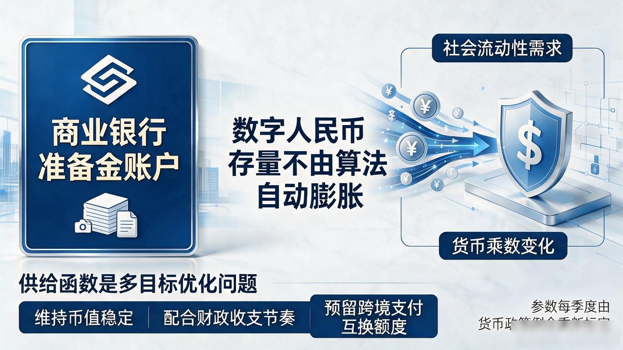 央行发数字货币到底印多少？供给函数背后的约束机制与权衡