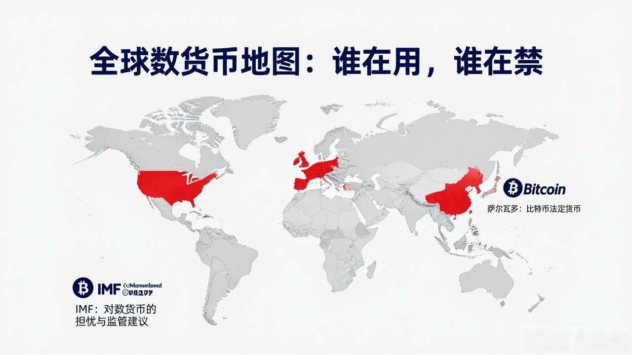 全球数字货币地图：谁在用，谁在禁