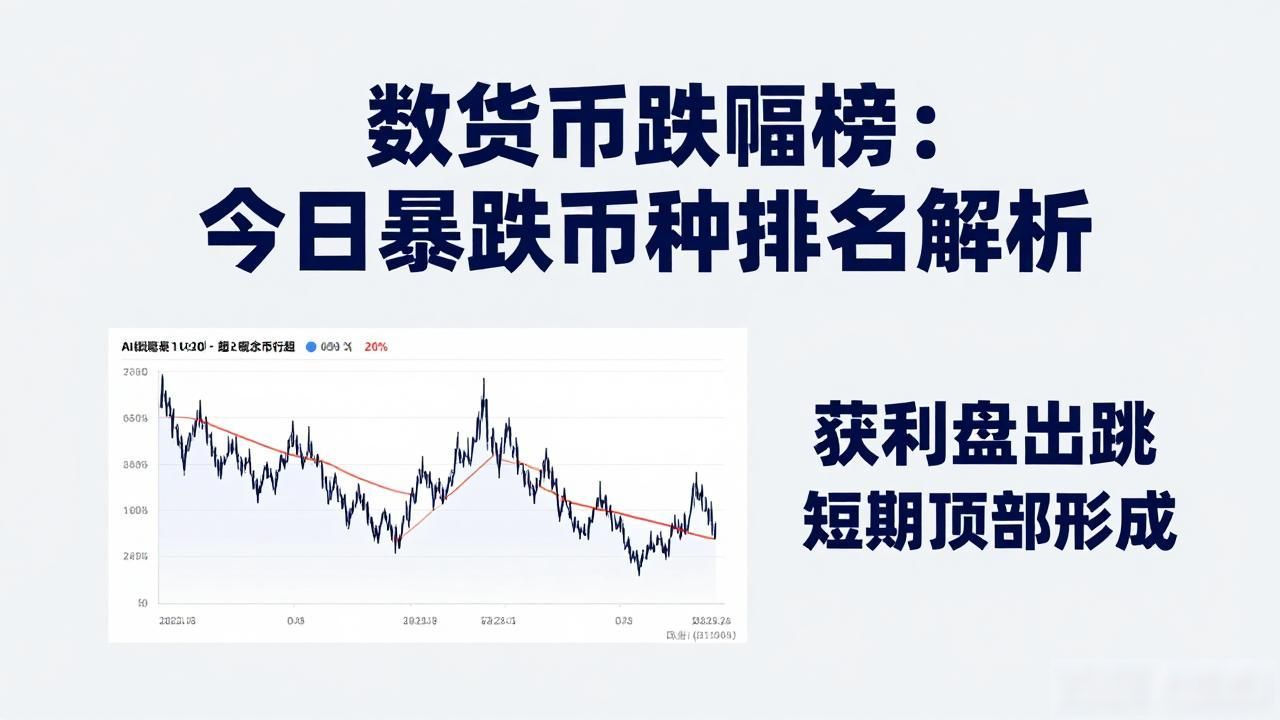 数字货币跌幅榜：今日暴跌币种排名解析