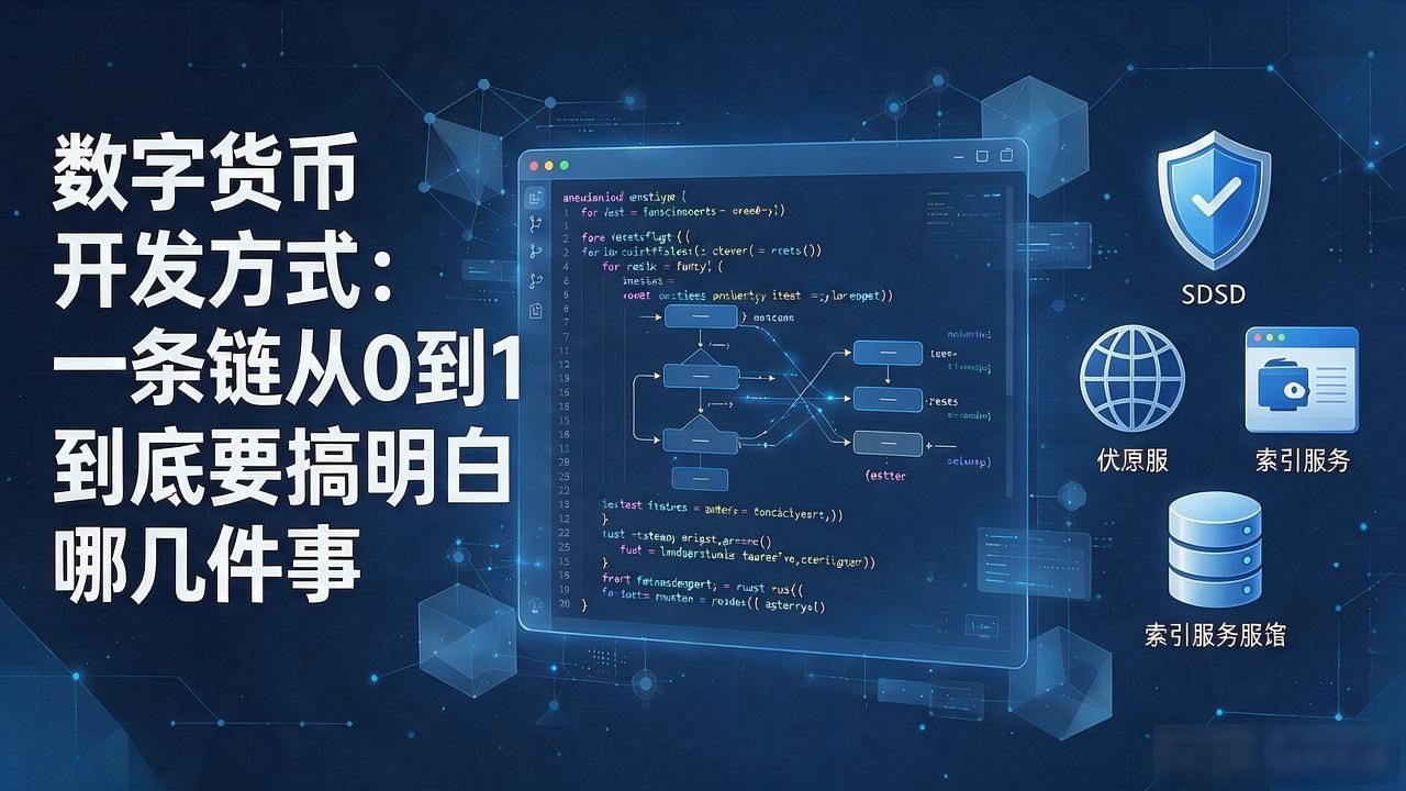 数字货币开发方式：一条链从0到1到底要搞明白哪几件事