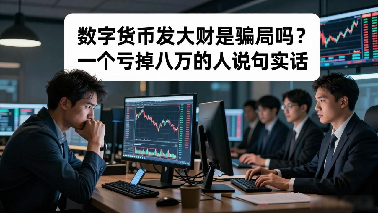 数字货币发大财是骗局吗？一个亏掉八万的人说句实话
